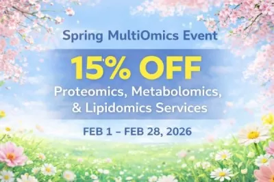 Spring Multi-Omics Event 15% Off Metabolomics, Lipidomics, and Proteomics Services
